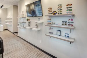 Photo of the optical department at the Columbia location.